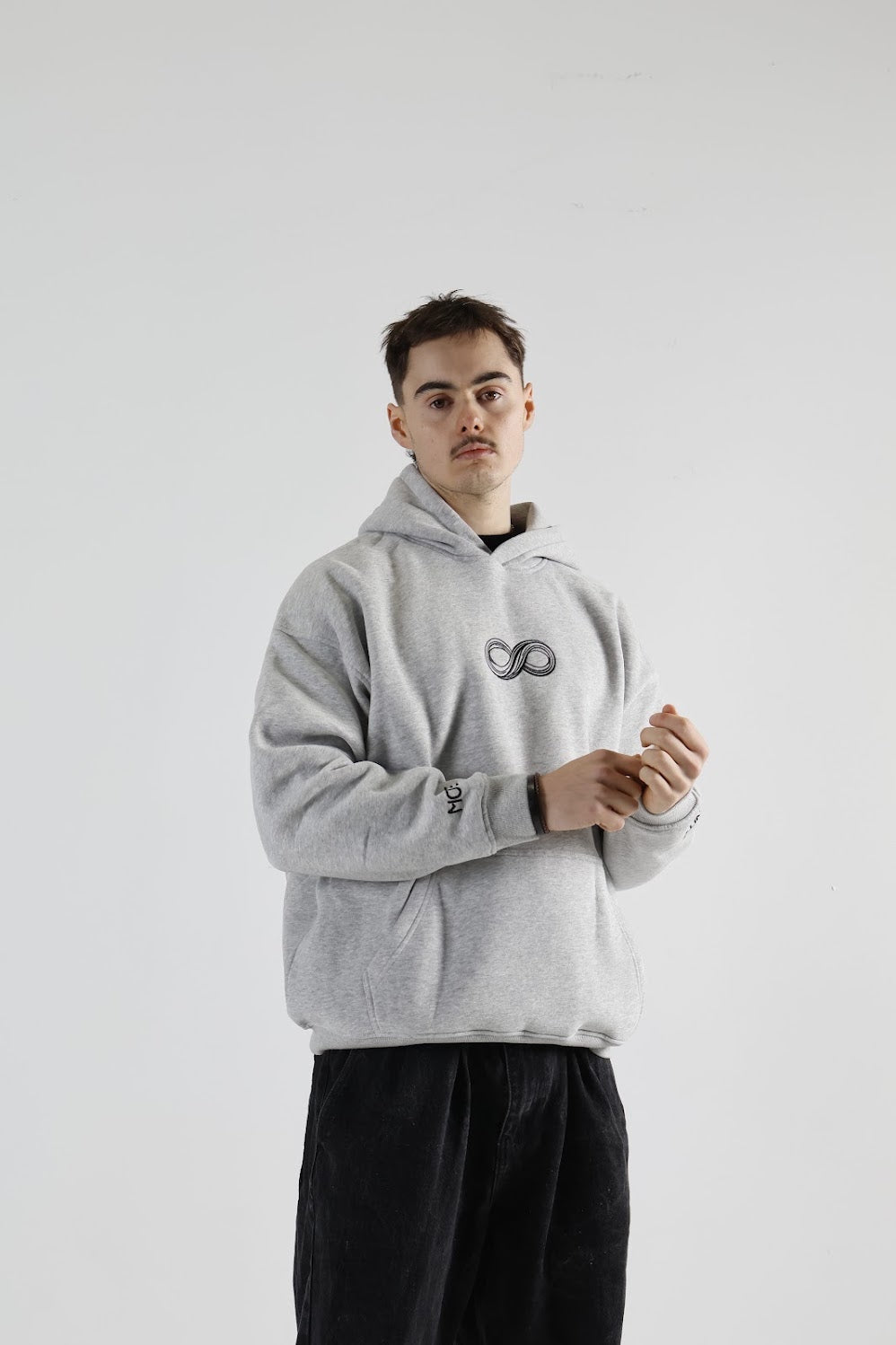 Everyday Infinite - Grey Fleecy Hoodie
