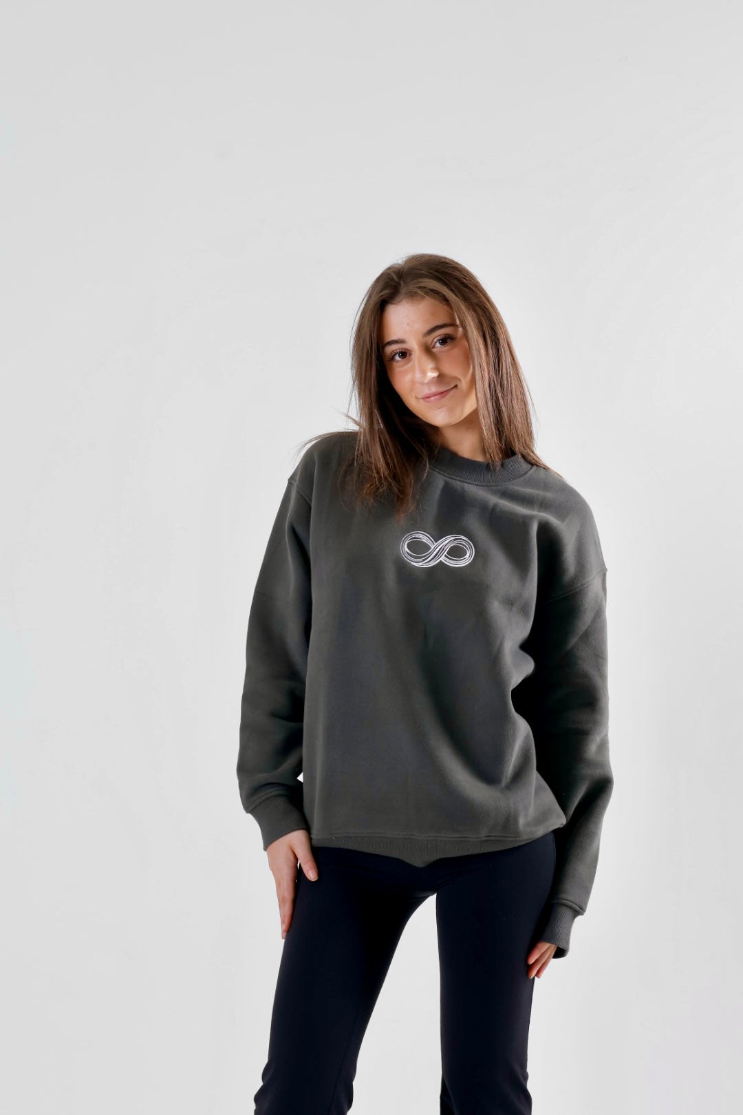 Infinite Apex - Grey Crew Neck
