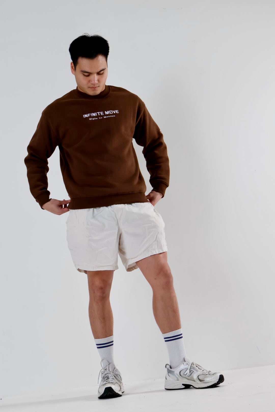 Infinite Limitless - Brown Crew Neck