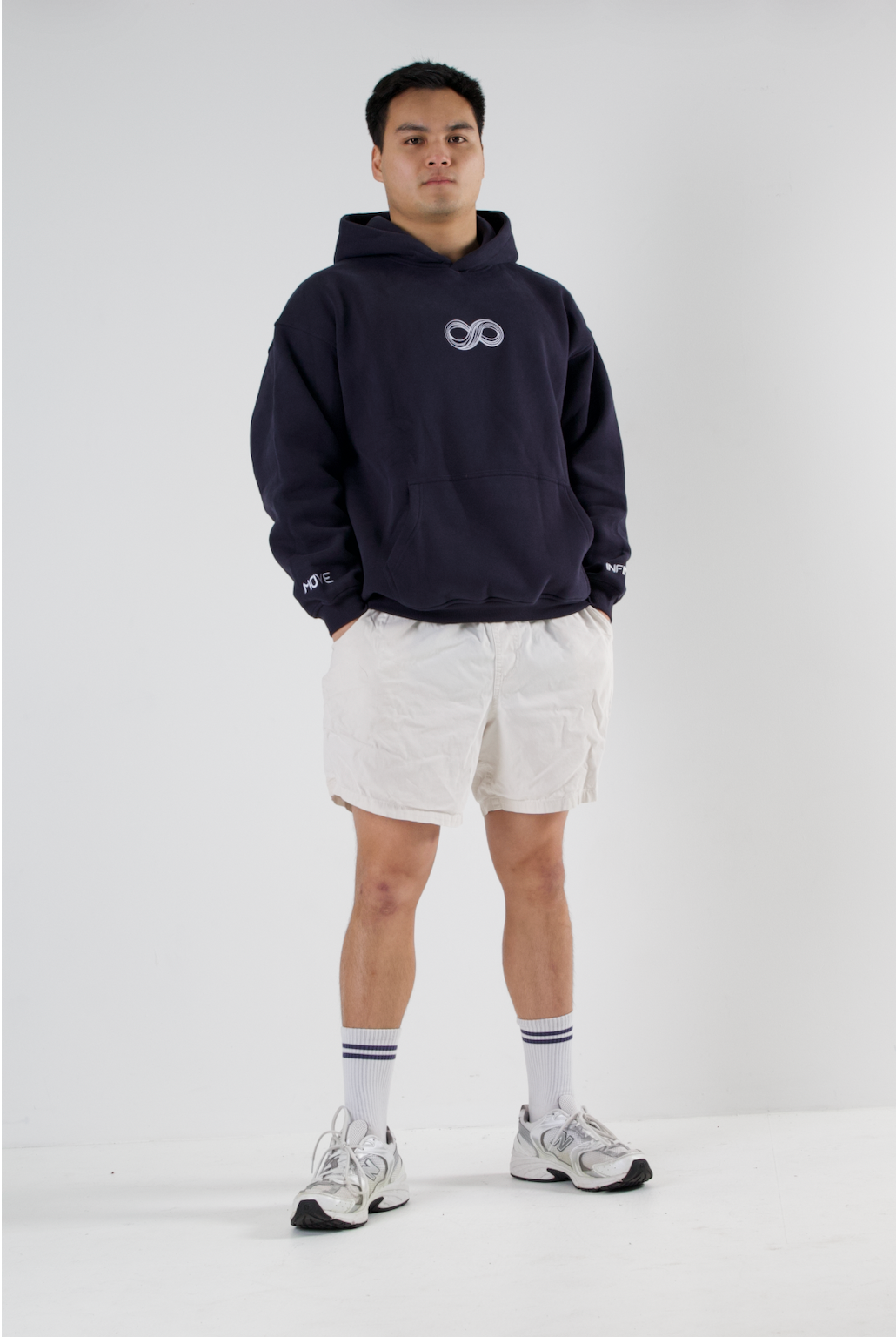 Everyday Infinite - Navy Blue Fleecy Hoodie