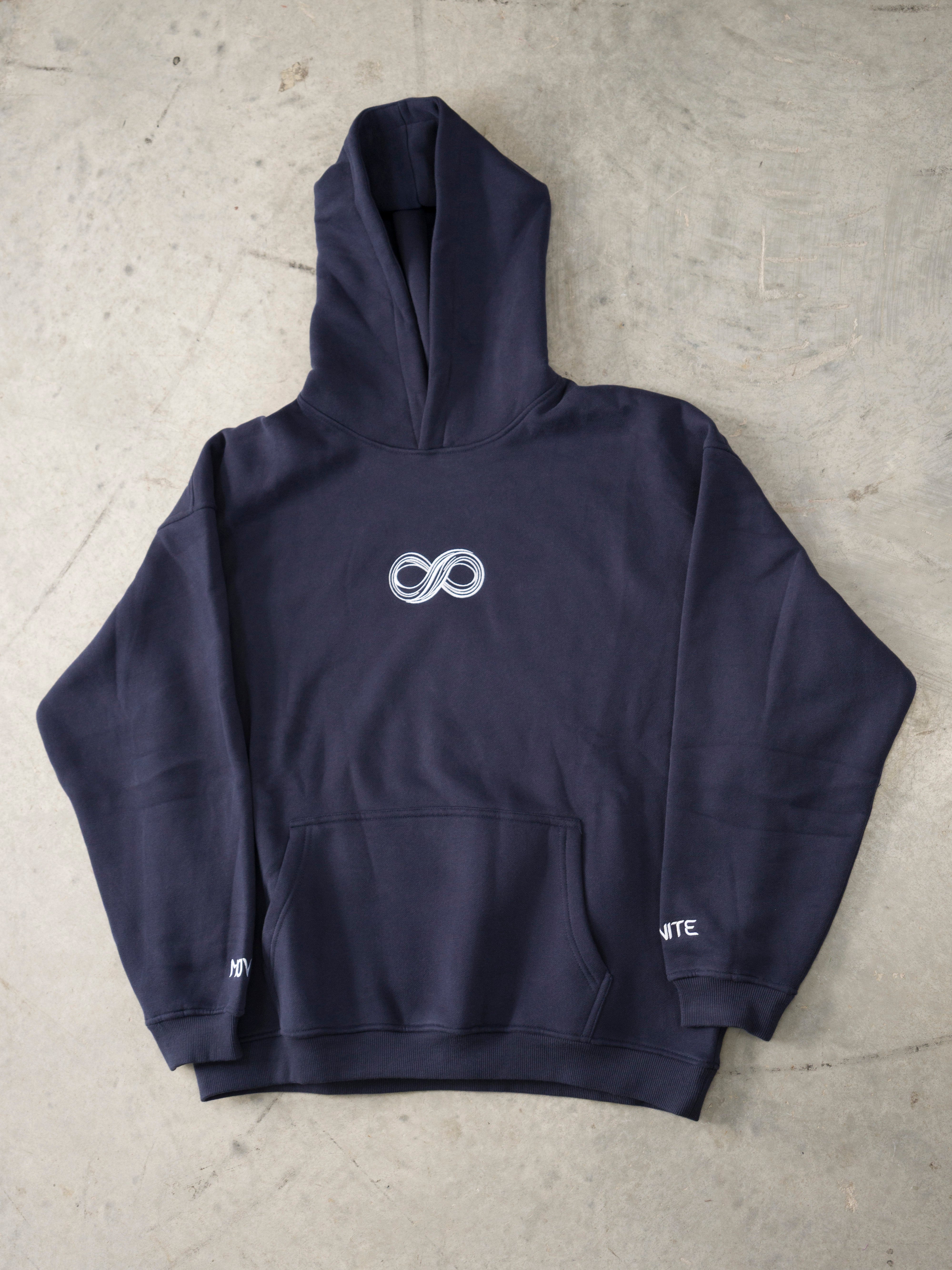 Everyday Infinite - Navy Blue Fleecy Hoodie