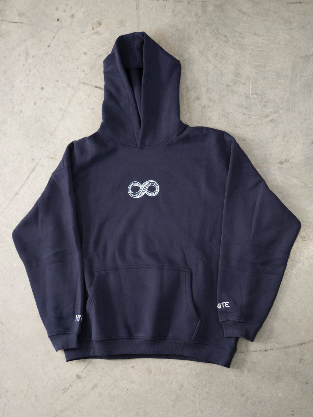 Everyday Infinite - Navy Blue Fleecy Hoodie