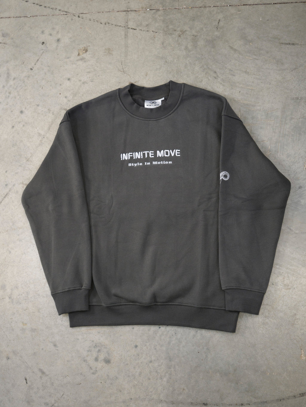 Infinite Limitless - Grey Marle Crew Neck