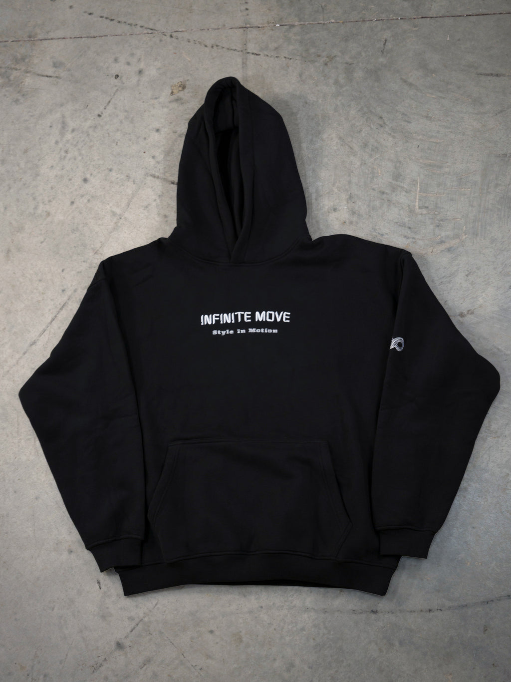 Infinite Origin - Black Fleecy Hoodie